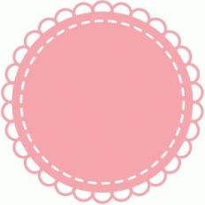 stitched doily