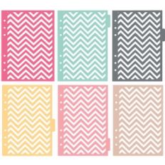 chevron personal organiser set (a5)