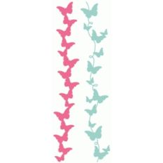 vertical butterfly borders