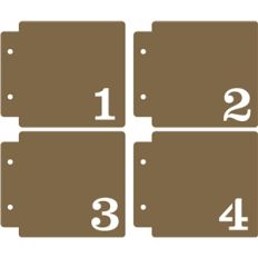 numbered mini album 1-4