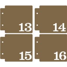 numbered mini album 13-16