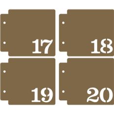 numbered mini album 17-20