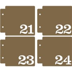 numbered mini album 21-24