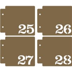 numbered mini album 25-28