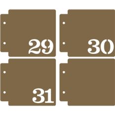 numbered mini album 29-31