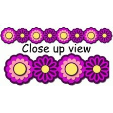 flower border 3 w shadow