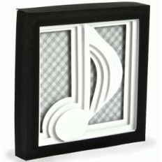 music note – 3d shadow box series