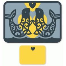 seals sweetheart love flat card