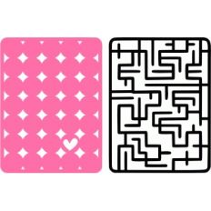 dots and maze cards