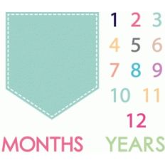 onesie accessories - stitched pocket
