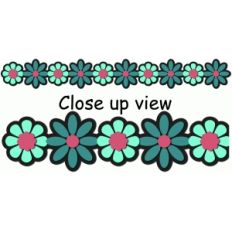 flower border 13 with shadow