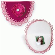 instant photo double scallop album