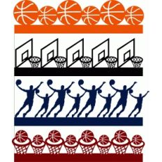 basketball borders set