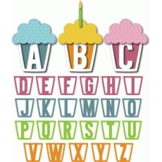 cupcake alphabet