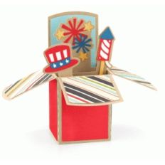 patriotic 4th of july box card