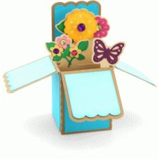 butterfly garden box card