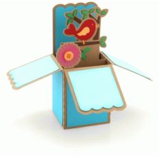 bird in tree box card