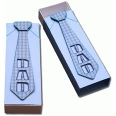 3d sliding dad necktie box