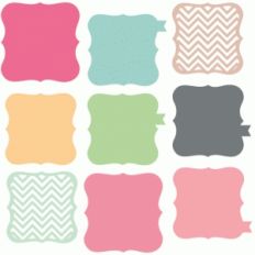 fancy label mini album set