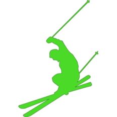 ski silhouette