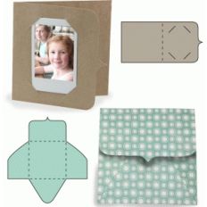 instant photo bracket card and envelope