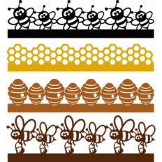 bee borders set