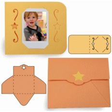 instant photo star card and envelope
