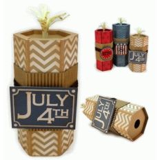 3d short stick firecracker box