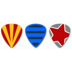 3 guitar picks