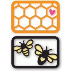 bee's and honeycomb card