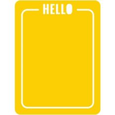 mini placemats hello