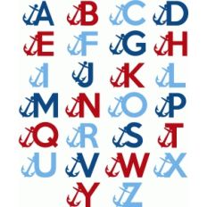 nautical alphabet - capital letters