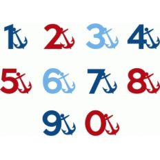 nautical alphabet - numbers