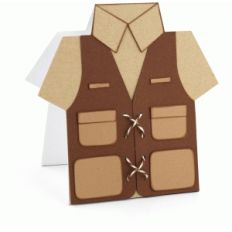 father's day fishing vest card