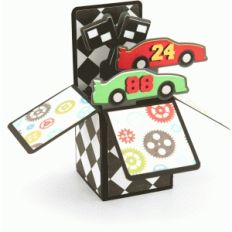 race car box card