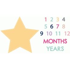 onesie accessories - stitched star