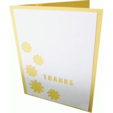 flower thanks card