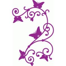 butterfly flourish