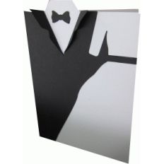 bride and groom card