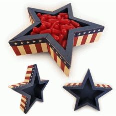 3d stars and stripes candy bowl