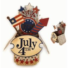 july 4th box card