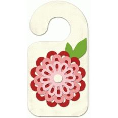 flower door tag
