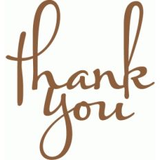 thank you script