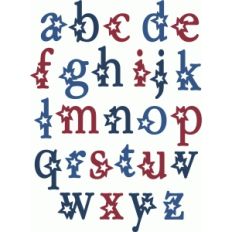 star alphabet- lowercase