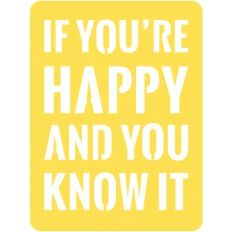 mini placemats if you're happy