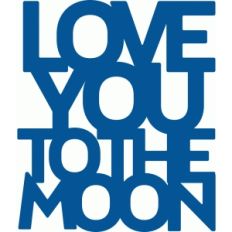 mini placemats love you to the moon