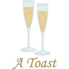 champagne glasses