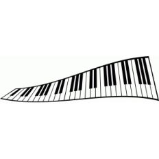 flying piano keys