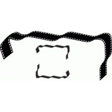 wavy film strip