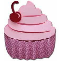 3d accordion cupcake